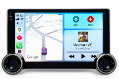 Nissan Micra (2013-2018) Navix CB10DN 10.1'' Android Araç Multimedya Sistemi | 8 Çekirdek, 4GB RAM, 64GB, CarPlay & Android Auto Destekli
