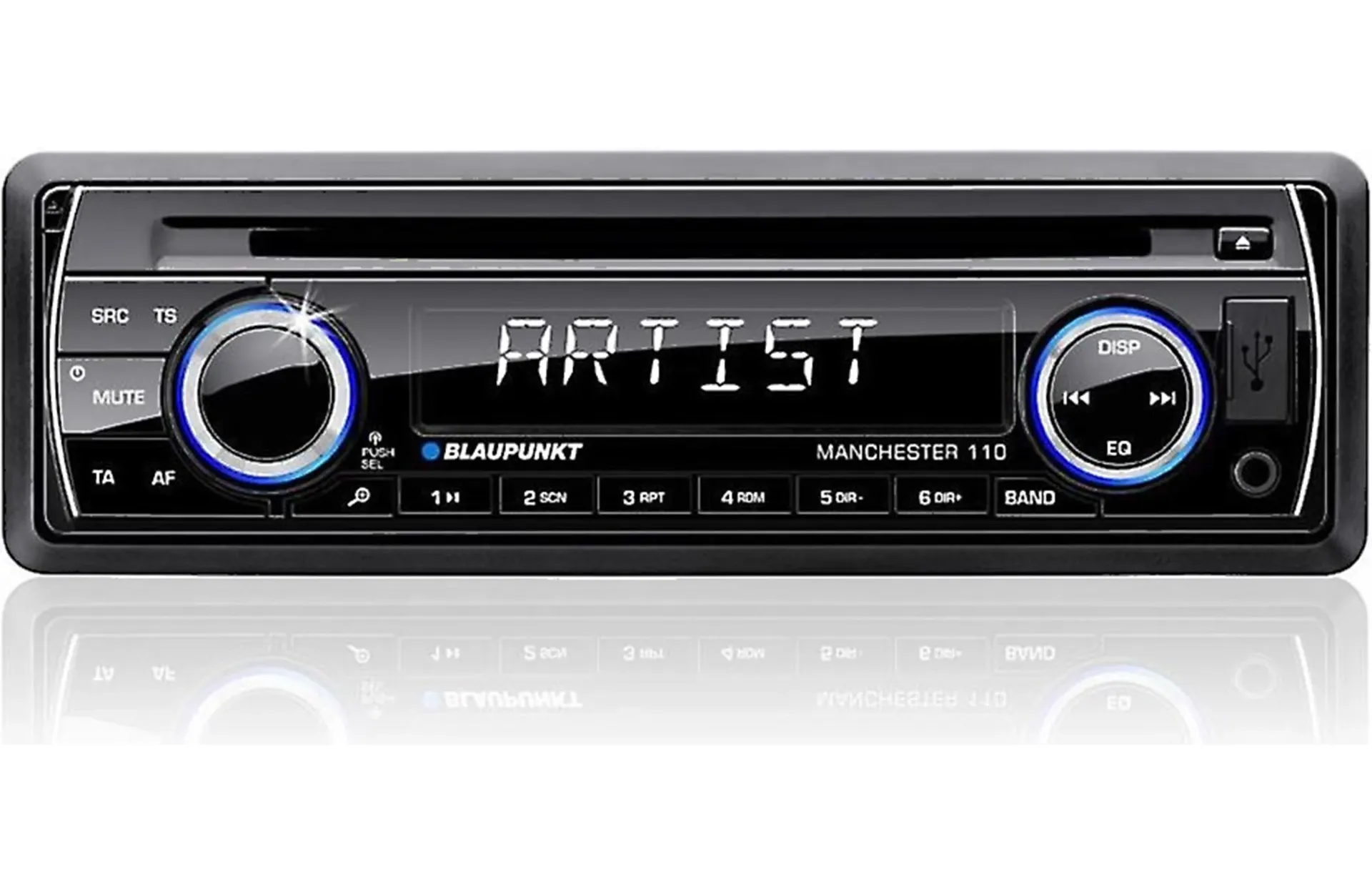 Blaupunkt Manchester 110 Oto Teyp | CD, USB, AUX, SD, MP3/WMA, Çıkarılabilir Panel