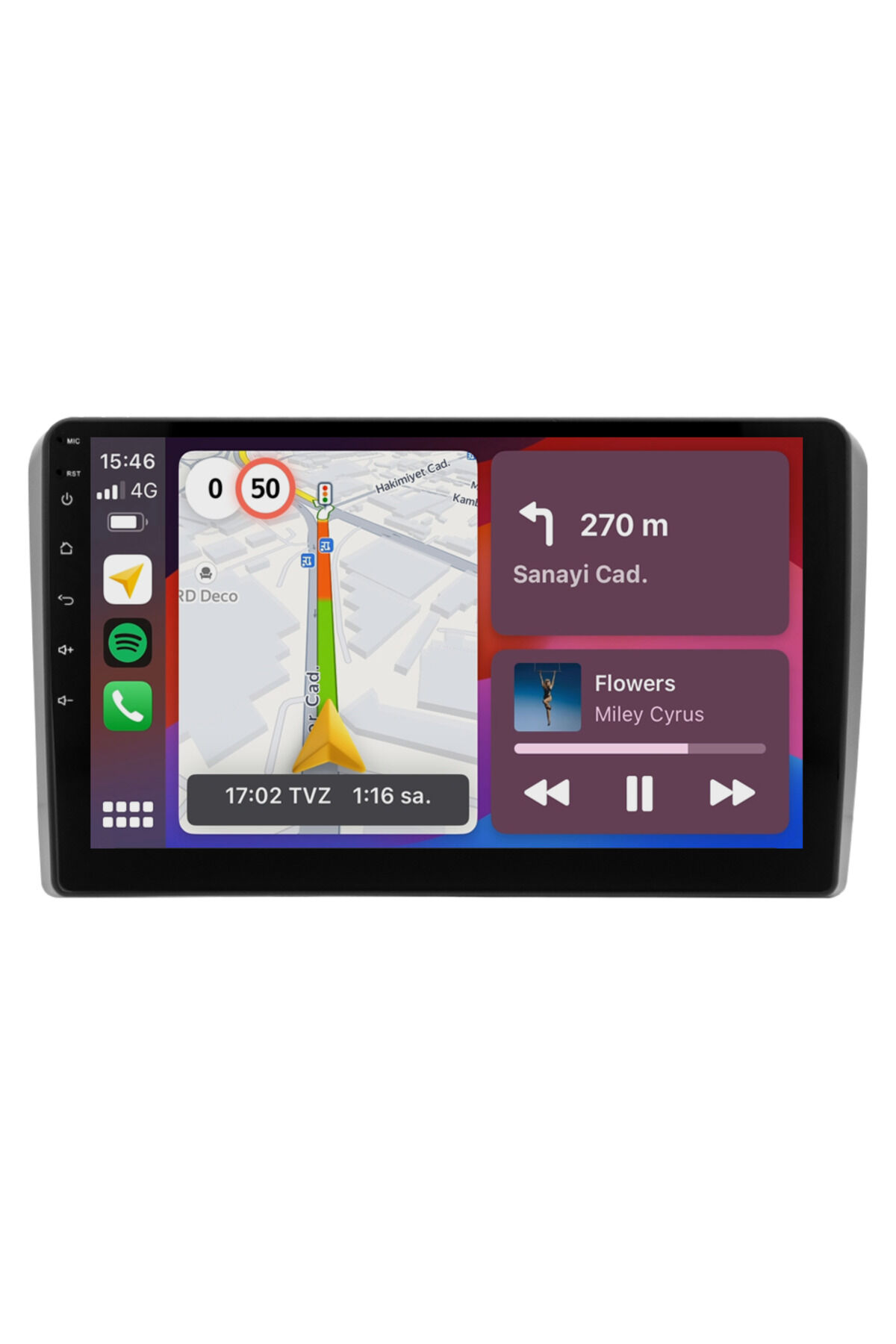 CARGARAJ Ford Transit Android Multimedya Sistemi (2006-2011) | 8GB RAM, 64GB Hafıza, Bluetooth, Carplay & Android Auto Kamera Hediye!