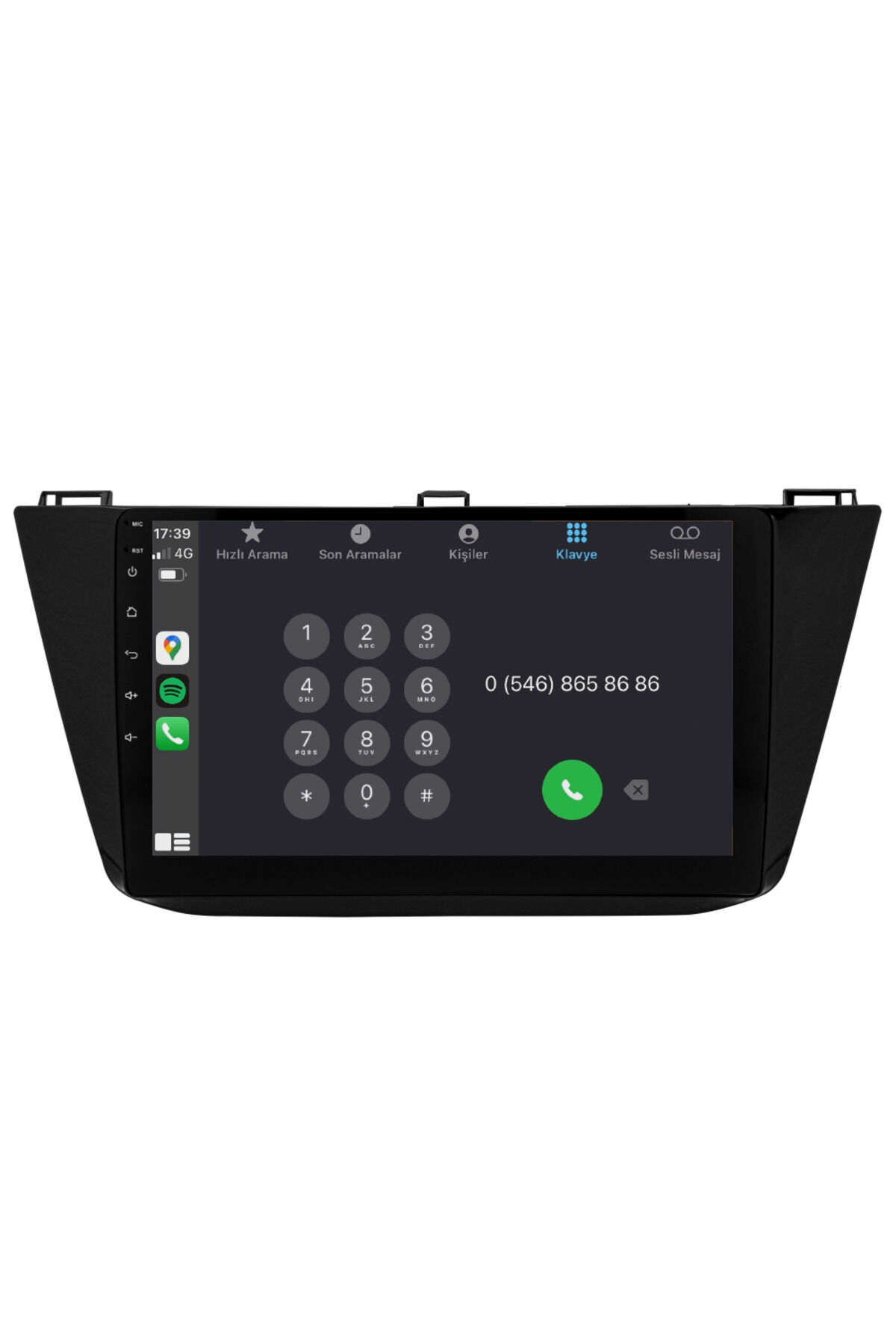 CARGARAJ Volkswagen Tiguan Android Multimedya Sistemi (2016-2023) | 4GB RAM, 64GB Hafıza, Bluetooth, Carplay & Android Auto Kamera Hediye!