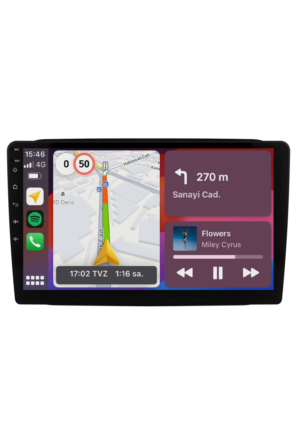 CARGARAJ Skoda Fabia Android Multimedya Sistemi (2007-2014) | 4GB RAM, 64GB Hafıza, Bluetooth, Carplay & Android Auto Kamera Hediye!