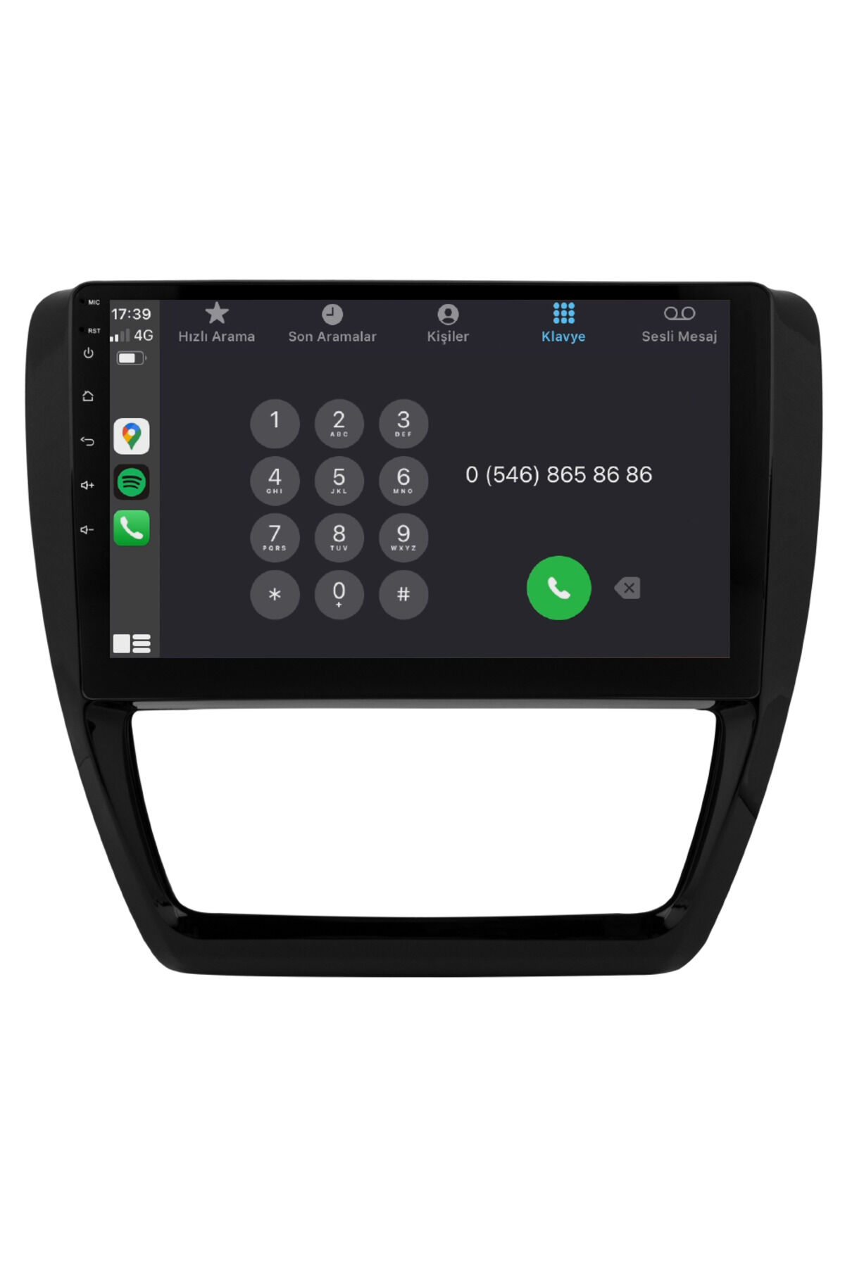 CARGARAJ Volkswagen Jetta Android Multimedya Sistemi (2010-2018) | 8GB RAM, 64GB Hafıza, Bluetooth, Carplay & Android Auto Kamera Hediye!
