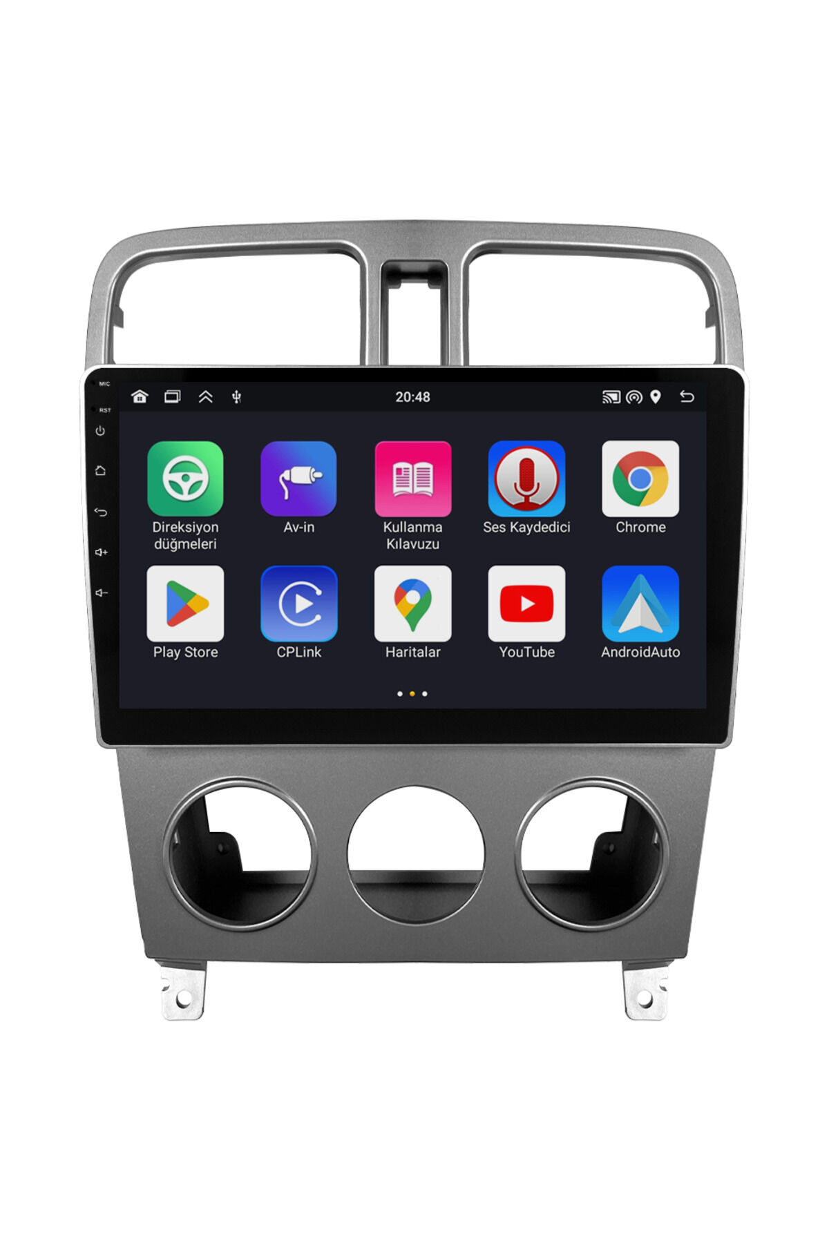 CARGARAJ Subaru Forester Android Multimedya Sistemi (2004-2008) | 4GB RAM, 64GB Hafıza, Bluetooth, Carplay & Android Auto Kamera Hediye!