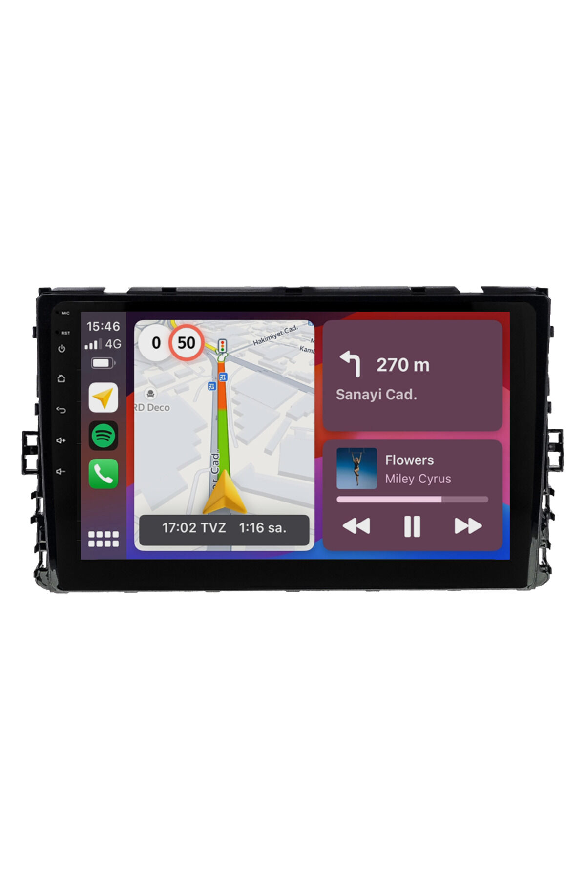 CARGARAJ Volkswagen Transporter Android Multimedya Sistemi (2019-2024) | 8GB RAM, 64GB Hafıza, Bluetooth, Carplay & Android Auto Kamera Hediye!