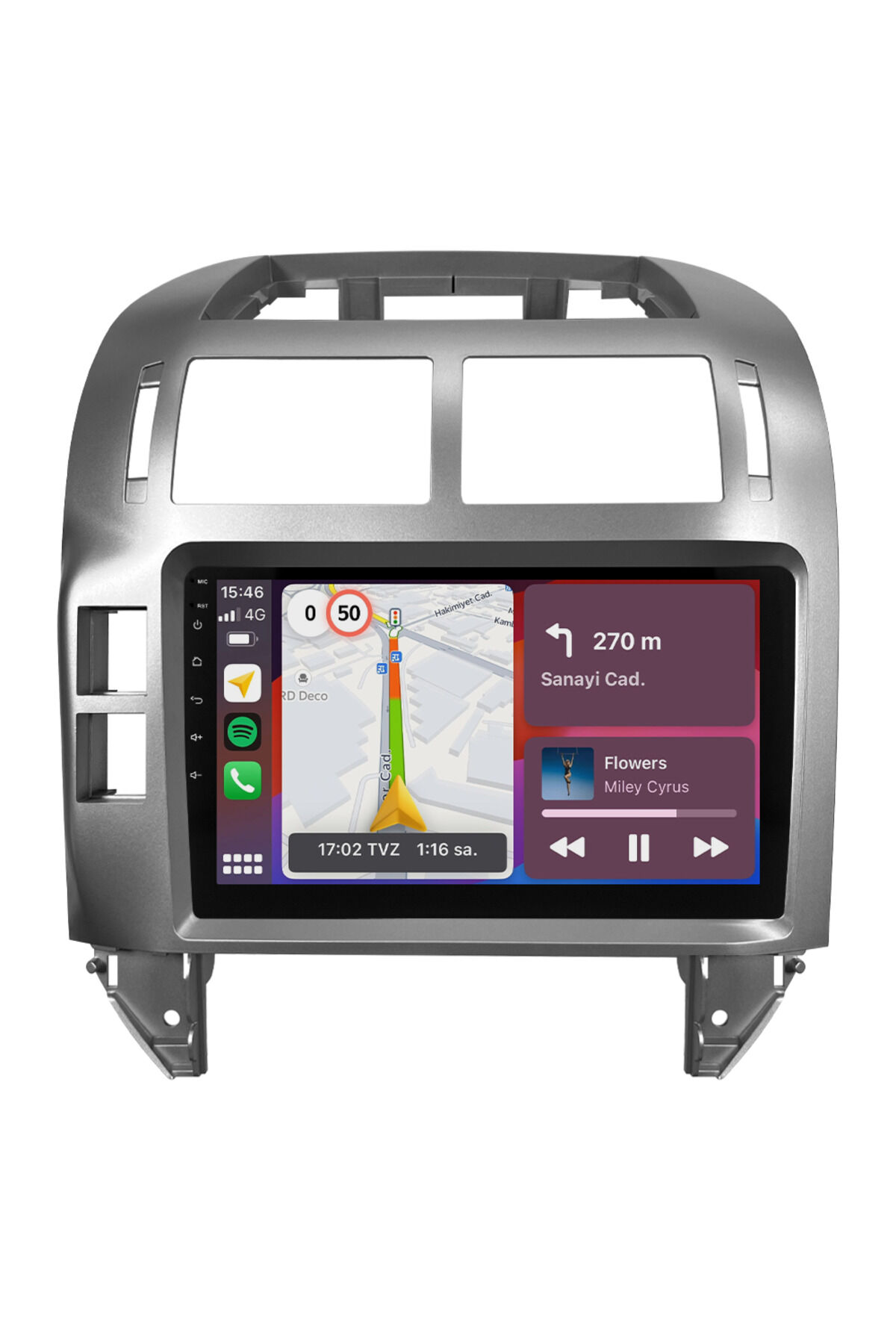 CARGARAJ Volkswagen Polo Android Multimedya Sistemi (2006-2009) | 4GB RAM, 64GB Hafıza, Bluetooth, Carplay & Android Auto Kamera Hediye!