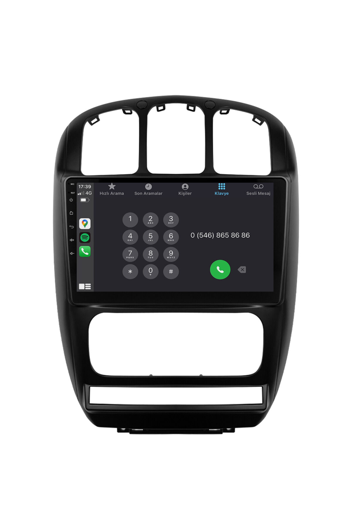 CARGARAJ Chrysler Grand Voyager Android Multimedya Sistemi (2006-2012) | 4GB RAM, 64GB Hafıza, Bluetooth, Carplay & Android Auto Kamera Hediye!