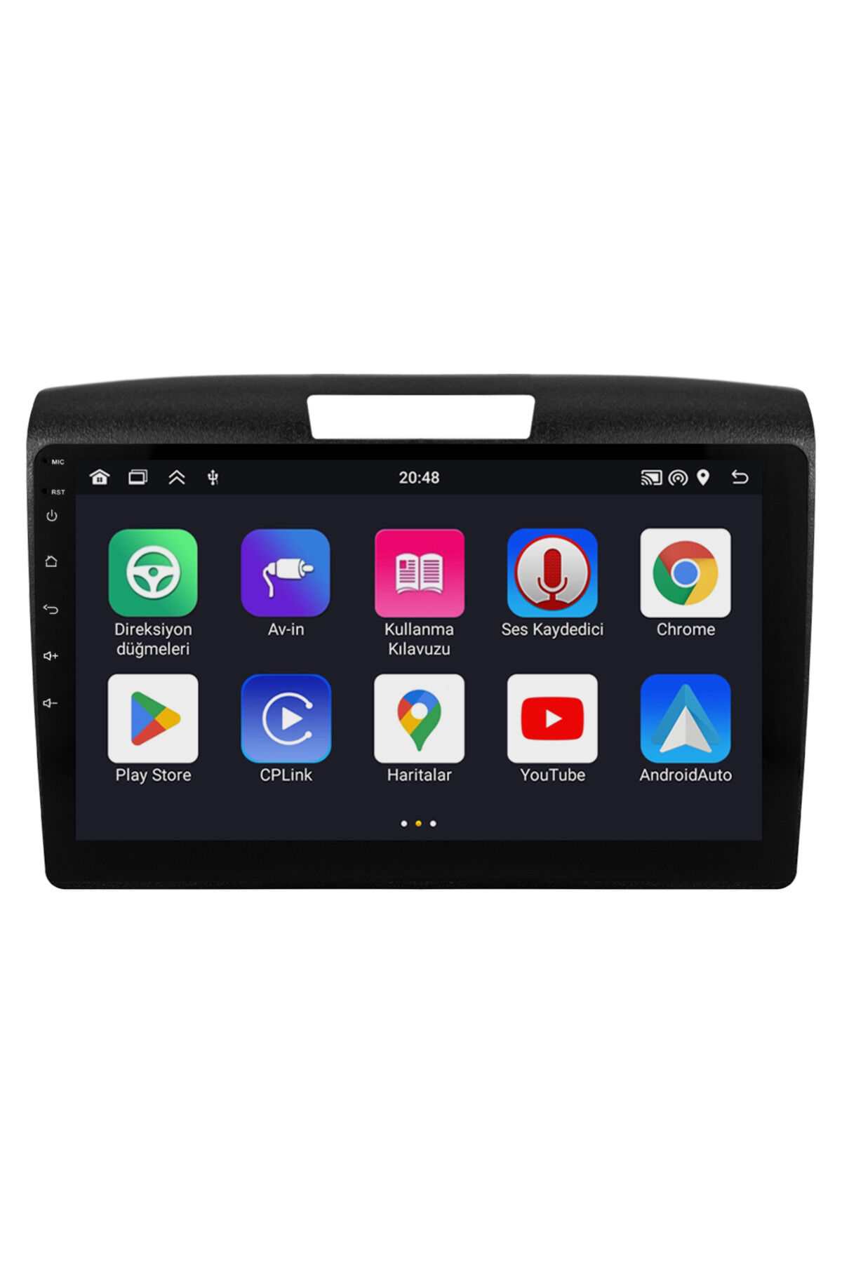 CARGARAJ Honda CRV Android Multimedya Sistemi (2013-2016) | 8GB RAM, 64GB Hafıza, Bluetooth, Carplay & Android Auto Kamera Hediye!