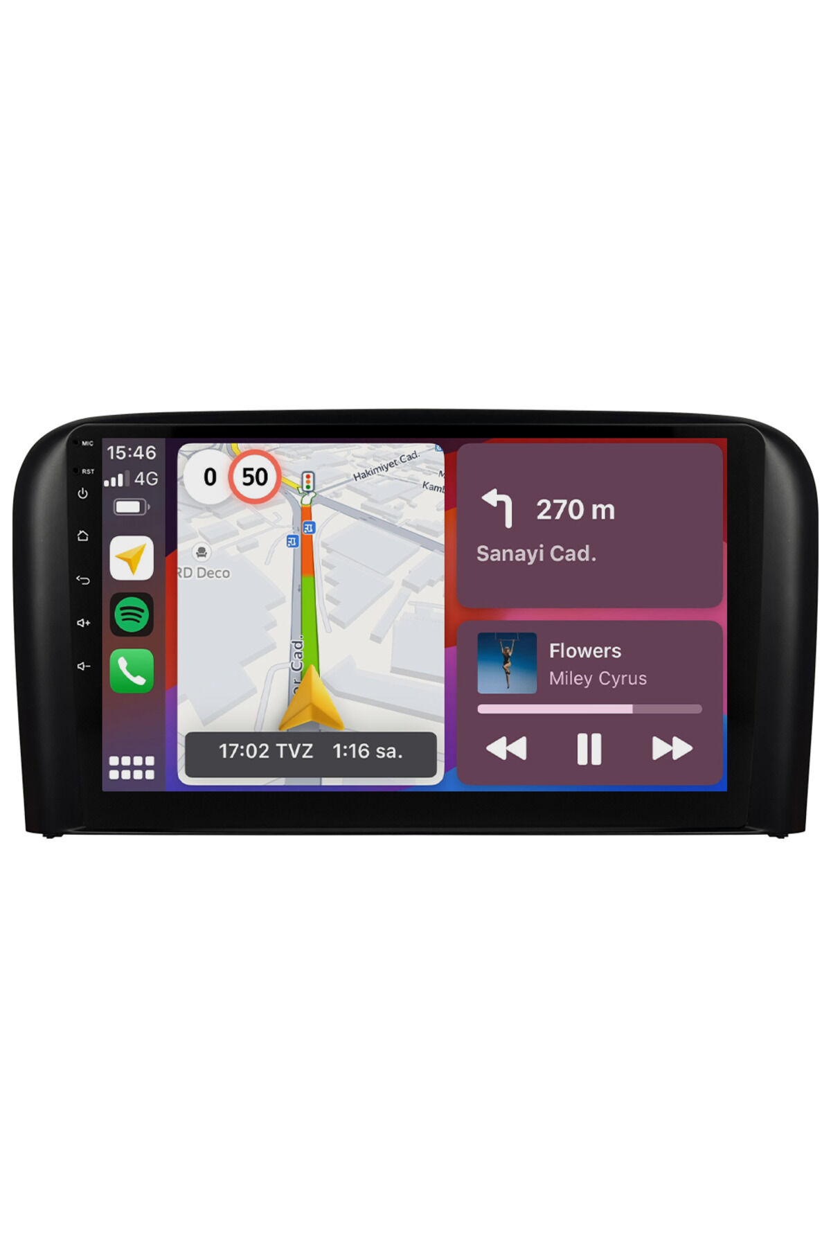 CARGARAJ Volvo S80 Android Multimedya Sistemi (2006-2010) | 4GB RAM, 64GB Hafıza, Bluetooth, Carplay & Android Auto Kamera Hediye!