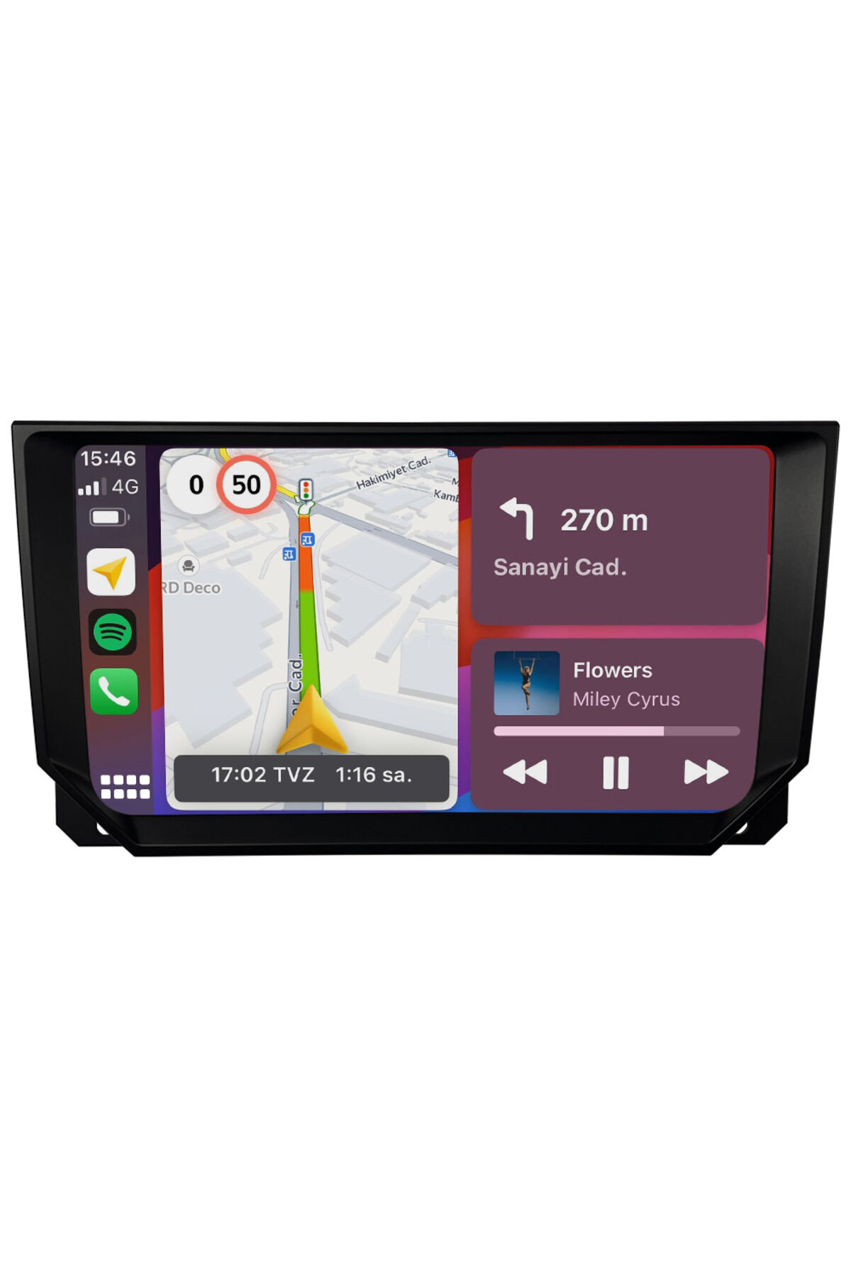 CARGARAJ Seat Ibiza Android Multimedya Sistemi (2017-2020) | 8GB RAM, 64GB Hafıza, Bluetooth, Carplay & Android Auto Kamera Hediye!