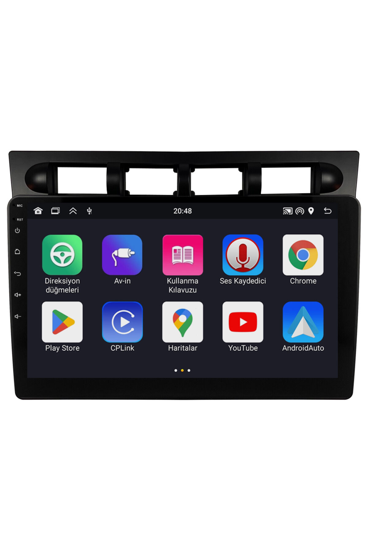 CARGARAJ Kia Picanto Android Multimedya Sistemi (2004-2007) | 4GB RAM, 64GB Hafıza, Bluetooth, Carplay & Android Auto Kamera Hediye!