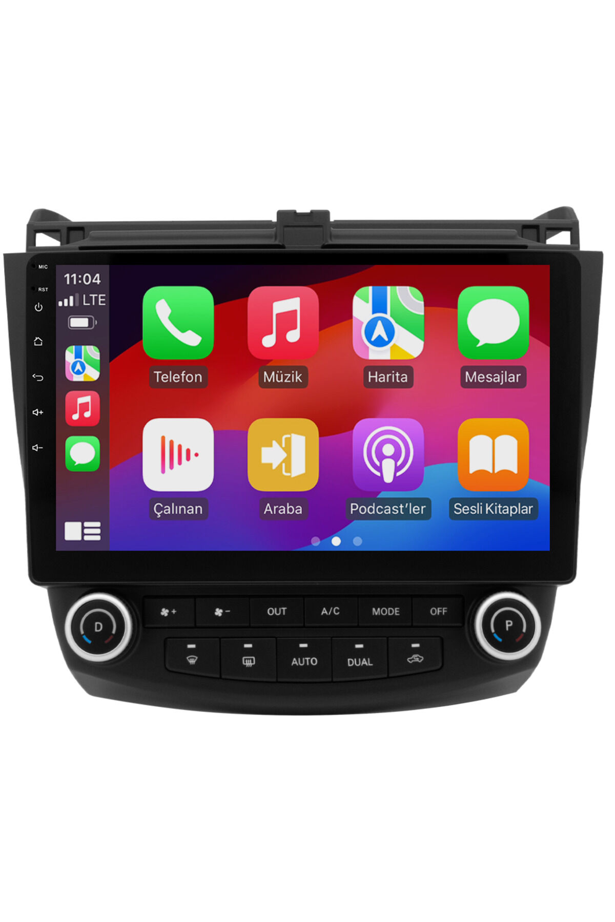 CARGARAJ Honda Accord Android Multimedya Sistemi (2003-2008) | 8GB RAM, 64GB Hafıza, Bluetooth, Carplay & Android Auto Kamera Hediye!