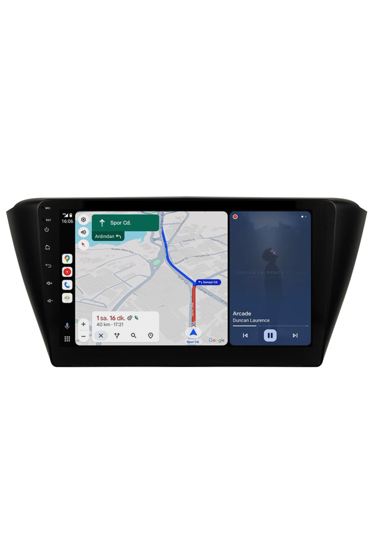 CARGARAJ Skoda Fabia Android Multimedya Sistemi (20014-2018) | 4GB RAM, 64GB Hafıza, Bluetooth, Carplay & Android Auto Kamera Hediye!