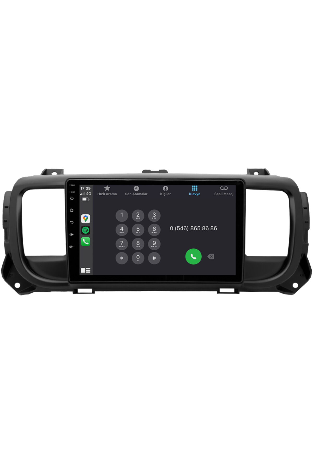 CARGARAJ Fiat Scudo Android Multimedya Sistemi (2022-2024) | 4GB RAM, 64GB Hafıza, Bluetooth, Carplay & Android Auto Kamera Hediye!