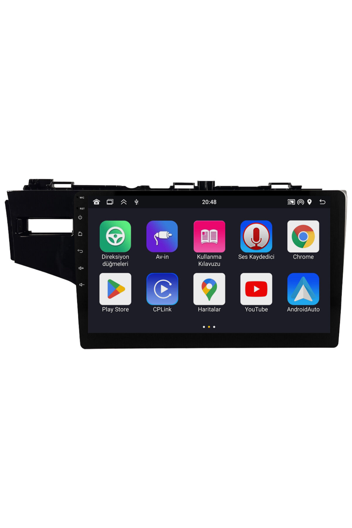 CARGARAJ Honda Jazz Fit Android Multimedya Sistemi (2013-2015) | 8GB RAM, 64GB Hafıza, Bluetooth, Carplay & Android Auto Kamera Hediye!