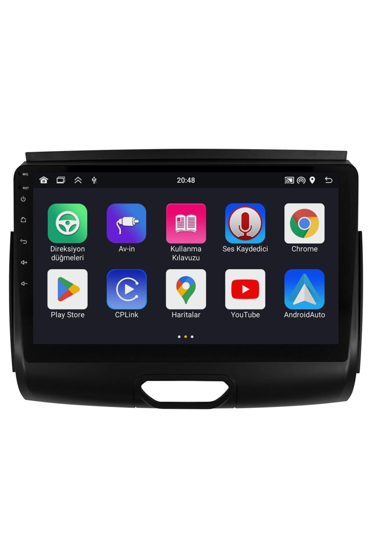 CARGARAJ Ford Ranger Android Multimedya Sistemi (2015-2020) | 8GB RAM, 64GB Hafıza, Bluetooth, Carplay & Android Auto Kamera Hediye!