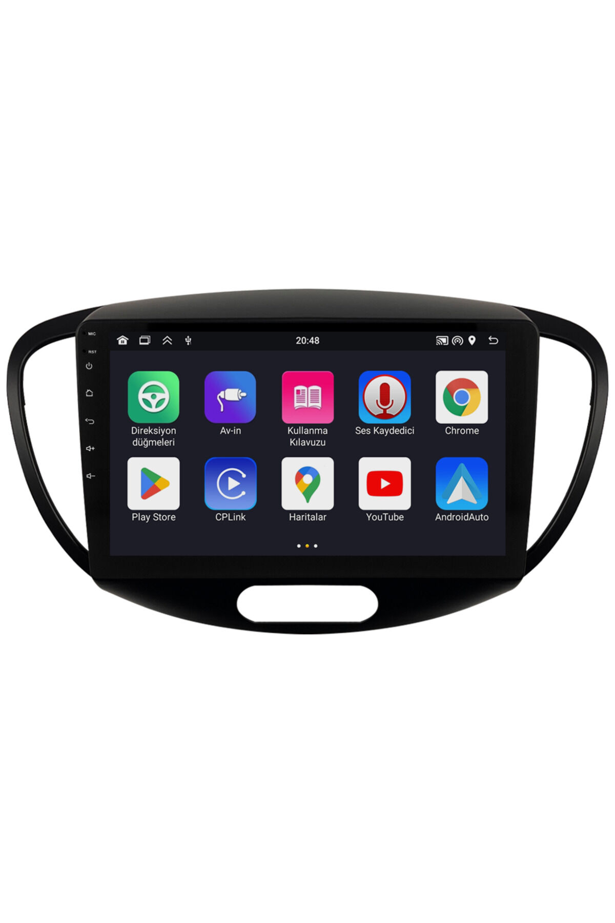 CARGARAJ Hyundai I10 Android Multimedya Sistemi (2008-2012) | 4GB RAM, 64GB Hafıza, Bluetooth, Carplay & Android Auto Kamera Hediye!