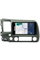 CARGARAJ Honda Civic FD6 Android Multimedya Sistemi (2007-2012) | 4GB RAM, 64GB Hafıza, Bluetooth, Carplay & Android Auto Kamera Hediye!