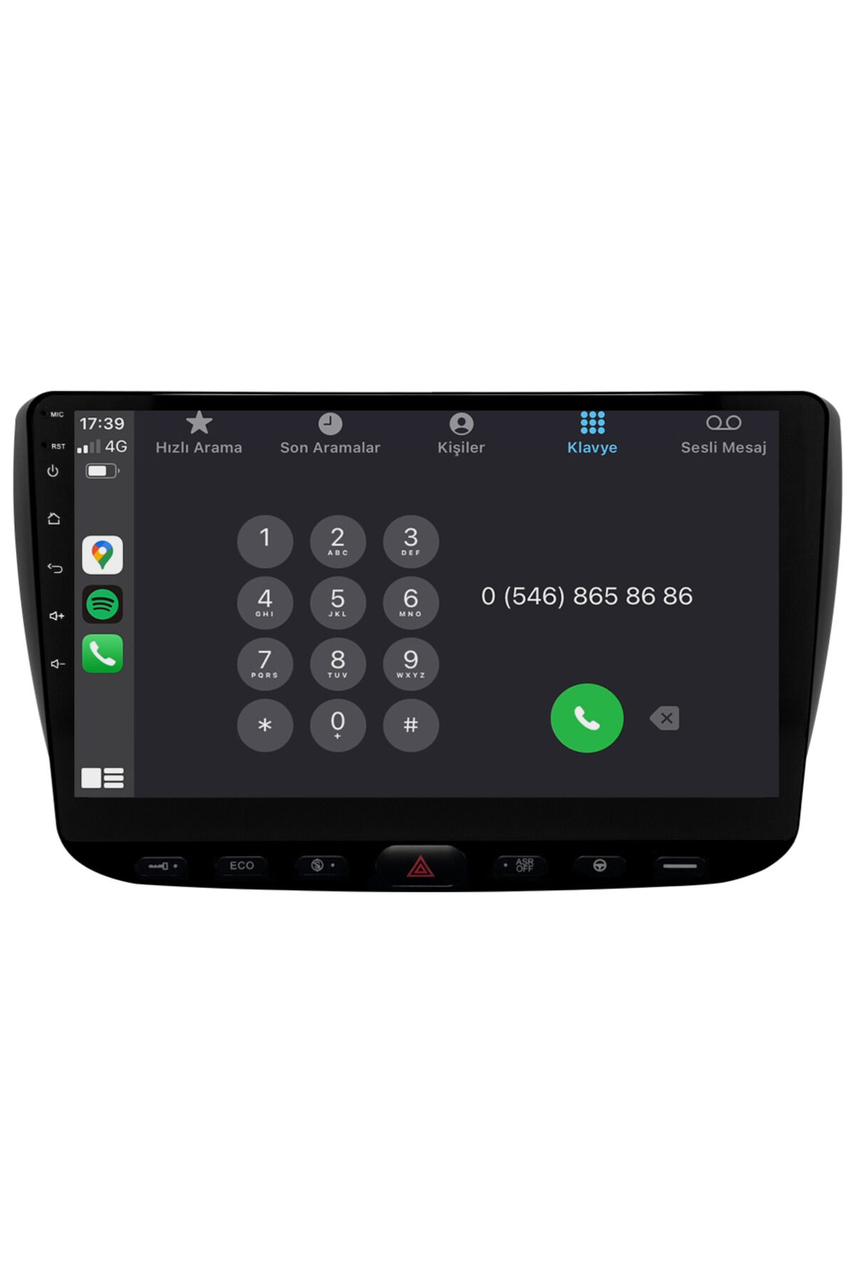 CARGARAJ Fiat Linea Urban Android Multimedya Sistemi (2012-2018) | 8GB RAM, 64GB Hafıza, Bluetooth, Carplay & Android Auto Kamera Hediye!