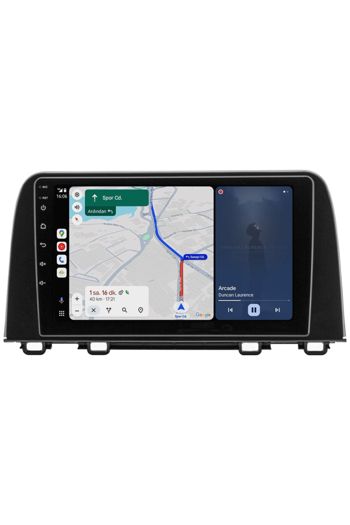 CARGARAJ Honda Crv Android Multimedya Sistemi (2018-2022) | 4GB RAM, 64GB Hafıza, Bluetooth, Carplay & Android Auto Kamera Hediye!