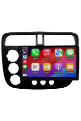 CARGARAJ Honda Civic VTEC 2 Android Multimedya Sistemi (2002-2006) | 4GB RAM, 64GB Hafıza, Bluetooth, Carplay & Android Auto Kamera Hediye!