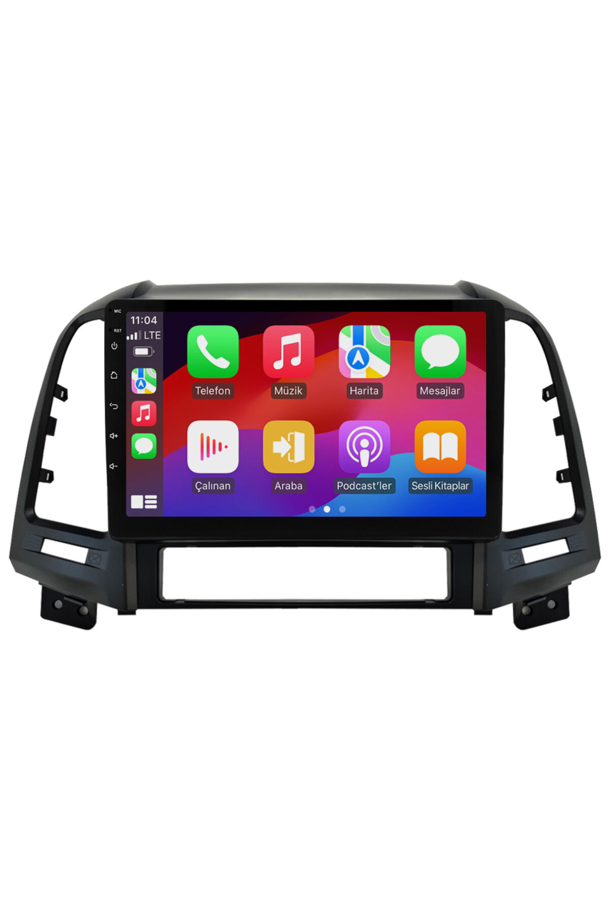 CARGARAJ Hyundai Santa Fe Android Multimedya Sistemi (2006-2012) | 4GB RAM, 64GB Hafıza, Bluetooth, Carplay & Android Auto Kamera Hediye!