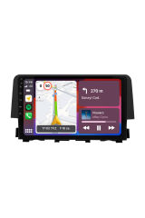 CARGARAJ Honda Civic FC5 Android Multimedya Sistemi (2016-2021) | 8GB RAM, 64GB Hafıza, Bluetooth, Carplay & Android Auto Kamera Hediye!