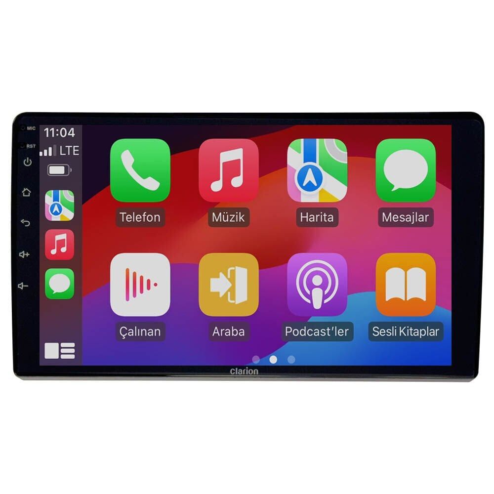 Fiat Punto EVO (2012-2018) Clarion GL-300 9 Inch Android Araç Multimedya Sistemi | 8 Çekirdek, 4GB RAM, 64GB Hafıza, Bluetooth